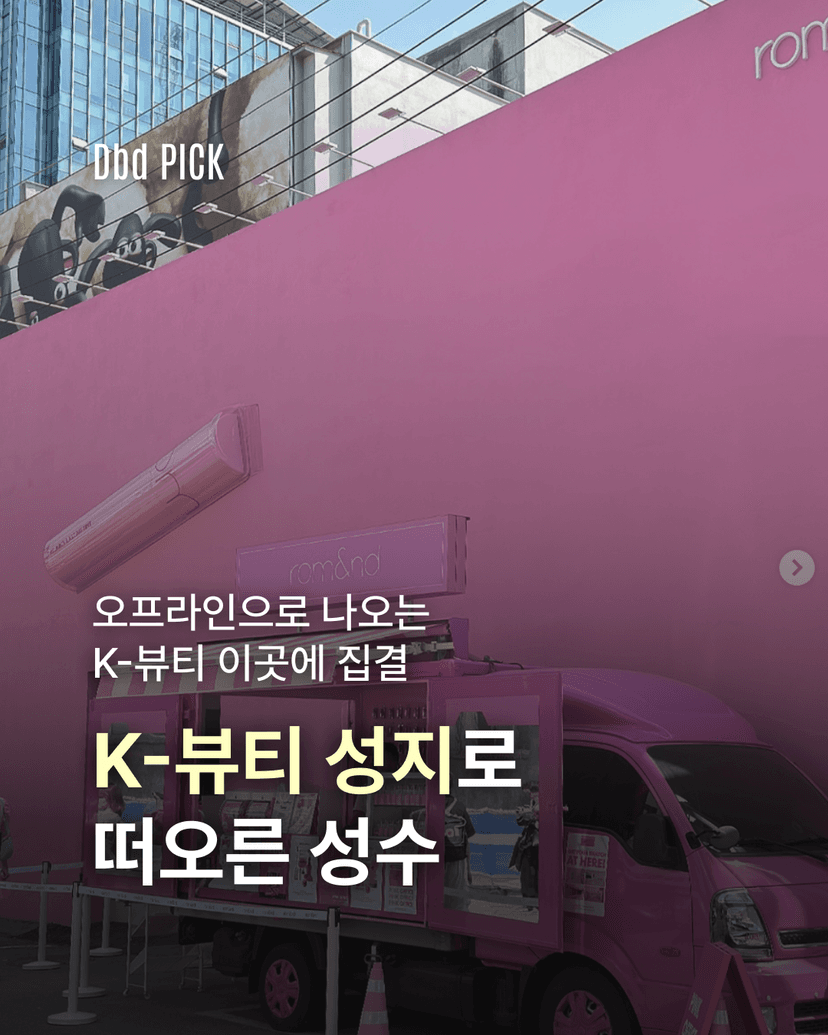 성수, K-뷰티의 새로운 수도