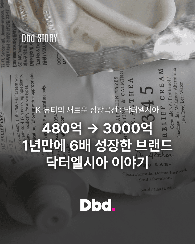 480억 → 3000억 1년만에 6배 성장한 브랜드 닥터엘시아 이야기